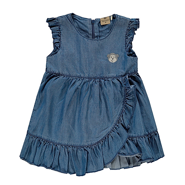bellybutton Kleid FLOUNCE mit Flügelärmeln in denim blue