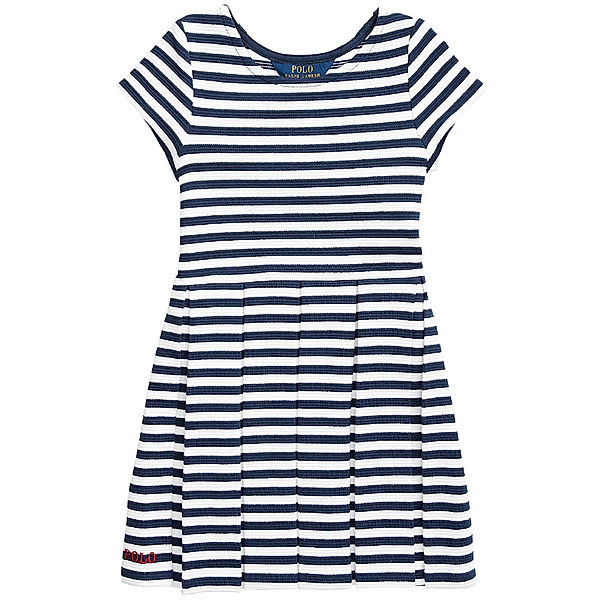 Polo Ralph Lauren Kleid GIRL gestreift in navy/weiß