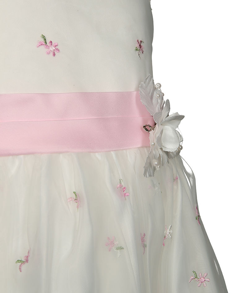 Kleid LILLY mit Blüten in weiß rosa bestellen | Weltbild.de