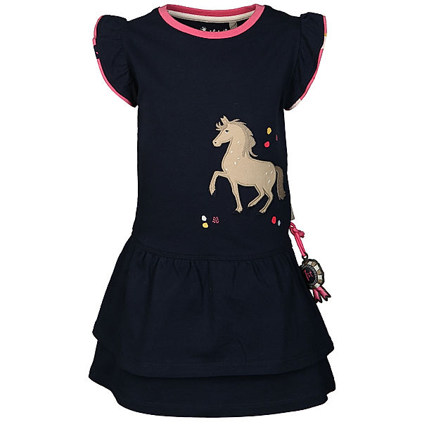 Sigikid Kleid MINI – SPARKLING PONY mit Flügelärmeln in dunkelblau