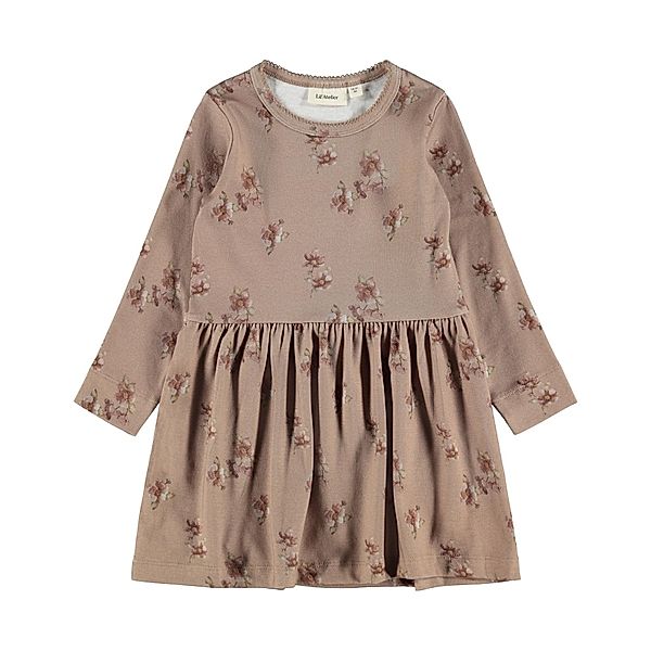 Lil' Atelier Kleid NMFGAYA – BLUMEN in Almondine