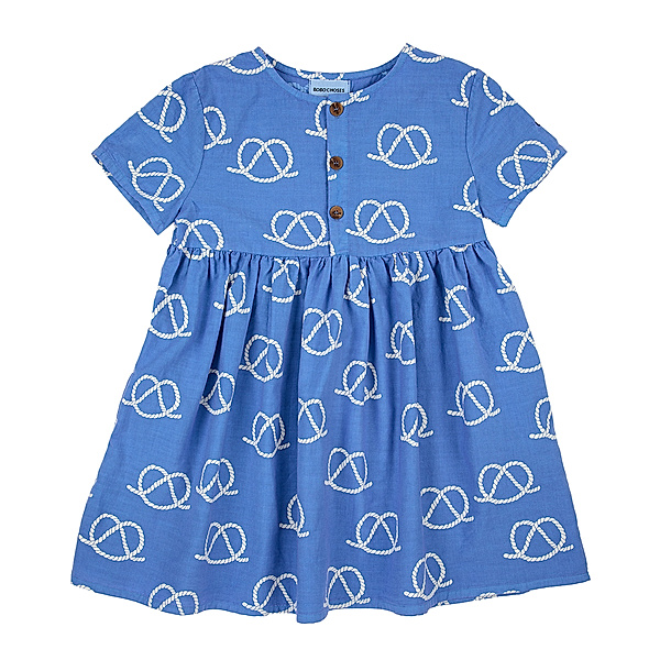 Bobo Choses Kleid SAIL ROPE ALL OVER in blue