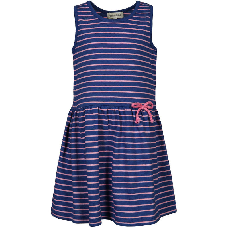 Kleid SCHLEIFCHEN gestreift in blau/pink