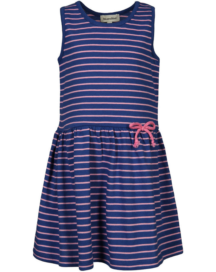 Kleid SCHLEIFCHEN gestreift in blau pink kaufen | tausendkind.at