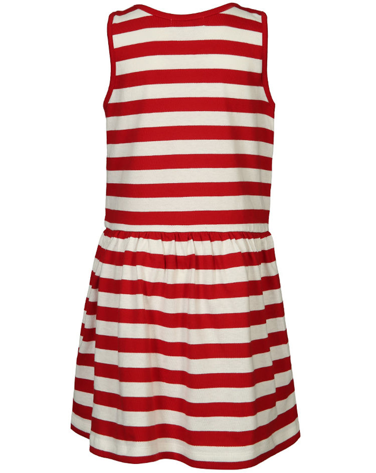 Kleid SCHLEIFCHEN gestreift in rot weiß kaufen | tausendkind.de