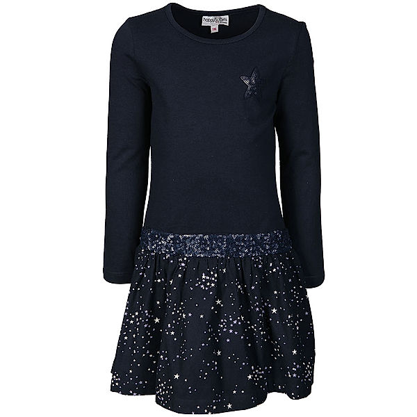 happy girls Kleid STARS mit Pailletten in navy