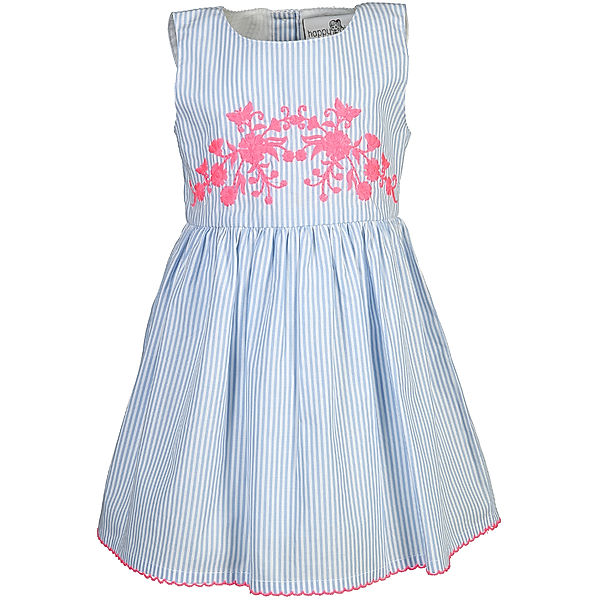 happy girls Kleid SUMMER gestreift in arctic blue