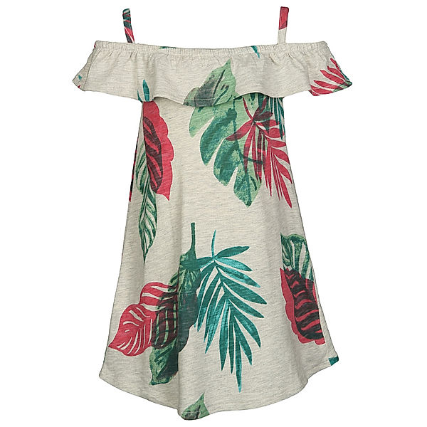 Boboli Kleid TROPICAL in beige melange