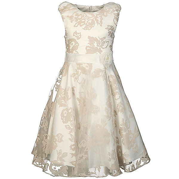 happy girls Kleid WILD ROSE in ecru/taupe