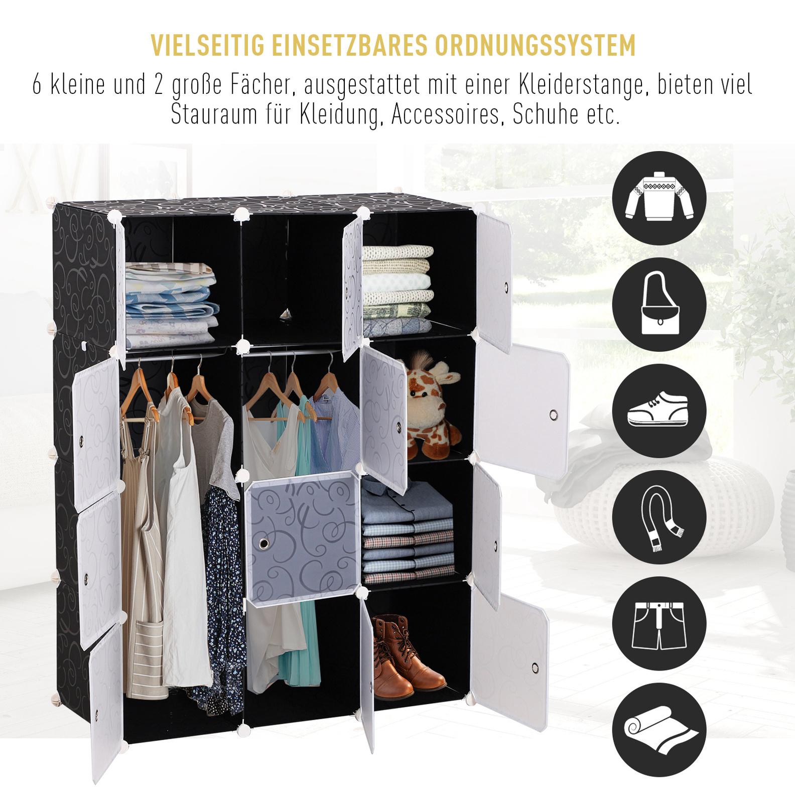Kleiderschrank Sortiersystem – Die 15 besten Produkte im Vergleich