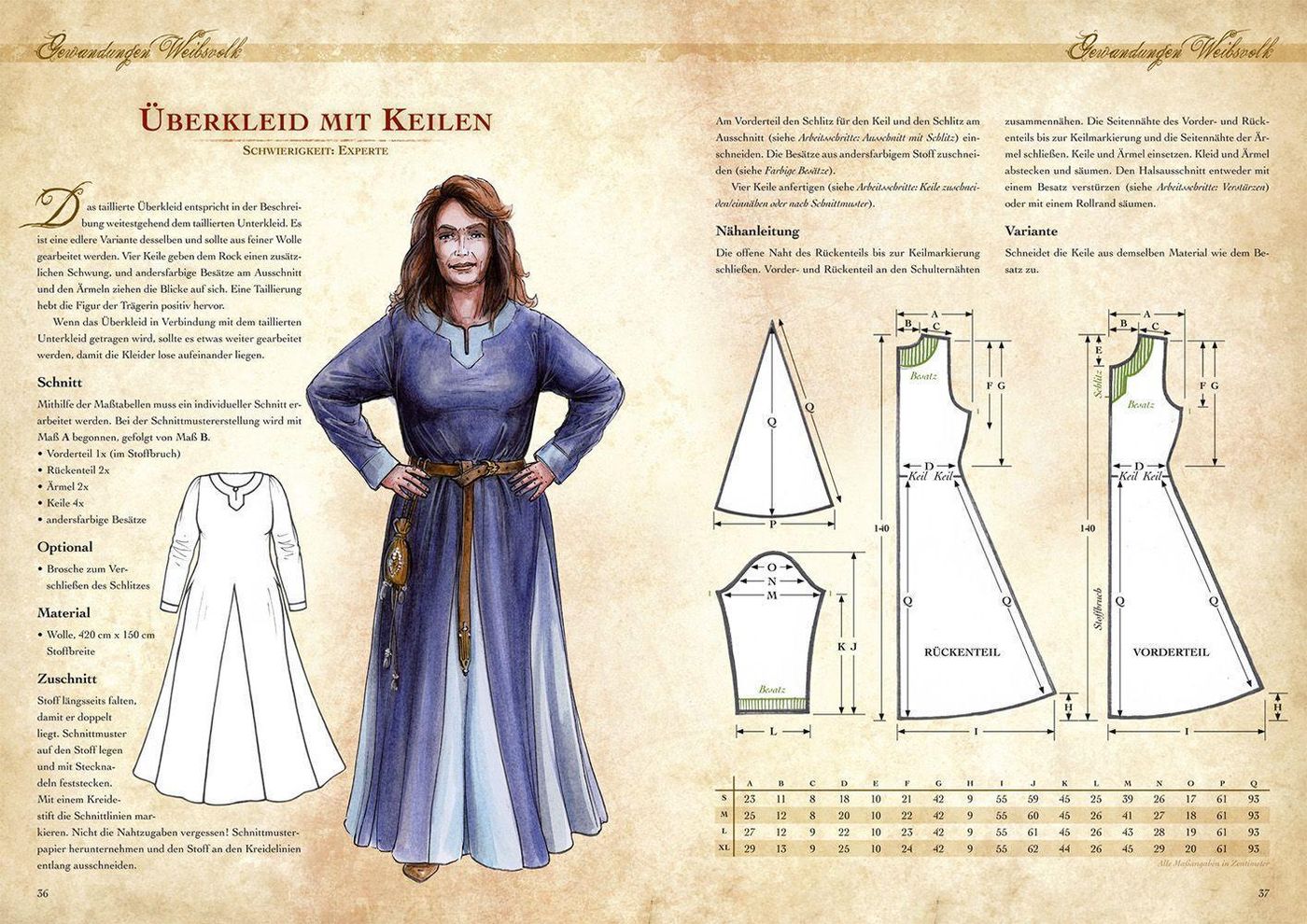 Kleidung des Mittelalters selbst anfertigen, Gewandungen der Wikinger Buch