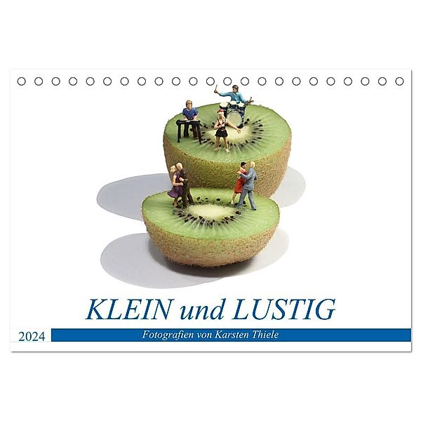 KLEIN und LUSTIG (Tischkalender 2024 DIN A5 quer), CALVENDO Monatskalender, Karsten Thiele