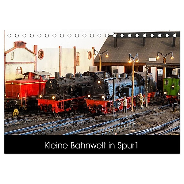 Kleine Bahnwelt in Spur 1 (Tischkalender 2024 DIN A5 quer), CALVENDO Monatskalender, Anneli Hegerfeld-Reckert