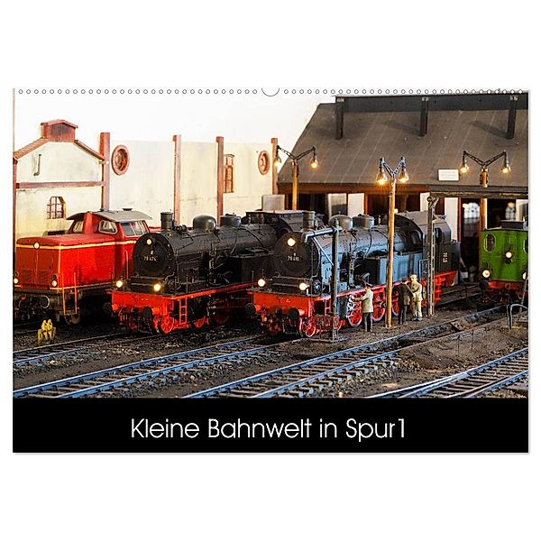 Kleine Bahnwelt in Spur 1 (Wandkalender 2024 DIN A2 quer), CALVENDO Monatskalender, Anneli Hegerfeld-Reckert