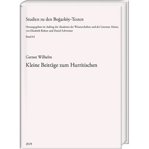 Kleine Beiträge zum Hurritischen, Gernot Wilhelm