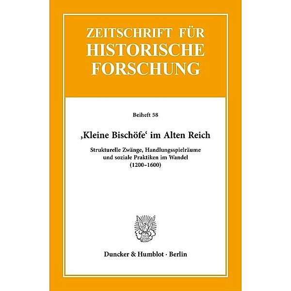 'Kleine Bischöfe' im Alten Reich.