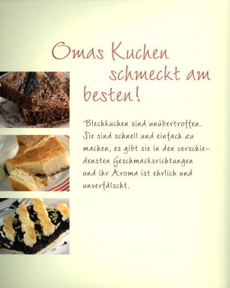 Kommentare zu Kleine Blechkuchen, mit Backblech - Weltbild.de