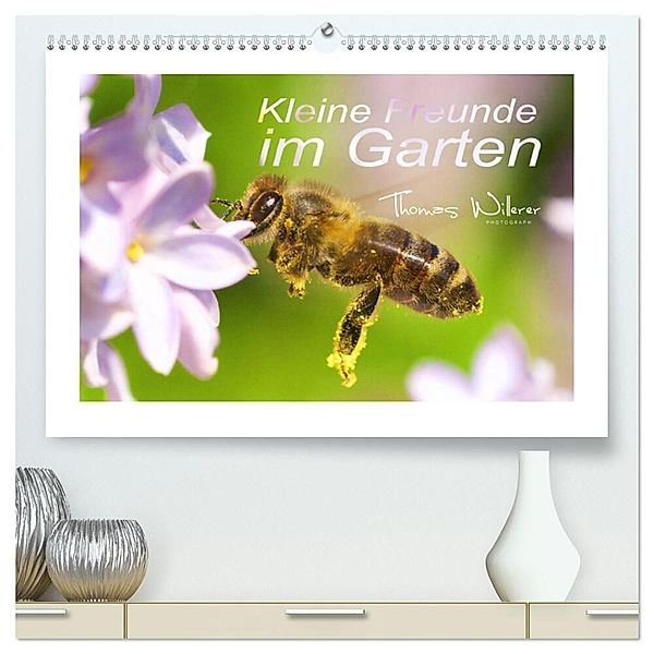 Kleine Freunde im Garten (hochwertiger Premium Wandkalender 2024 DIN A2 quer), Kunstdruck in Hochglanz, Thomas Willerer