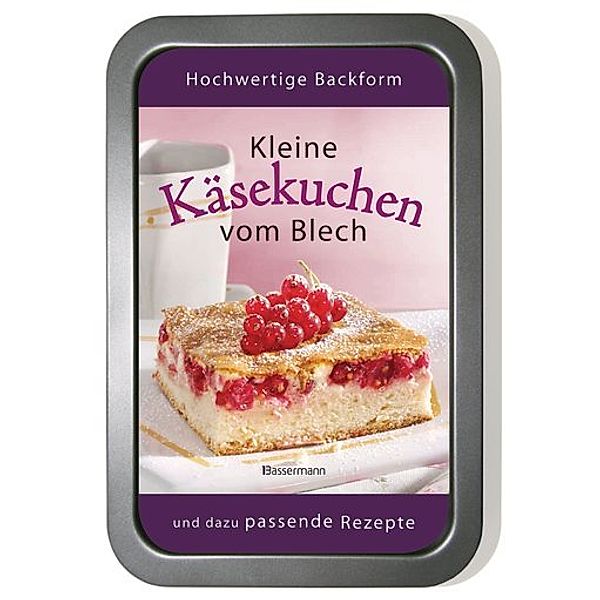 Kleine Käsekuchen vom Blech, Rezeptbuch inklusive Backform, Oda Tietz