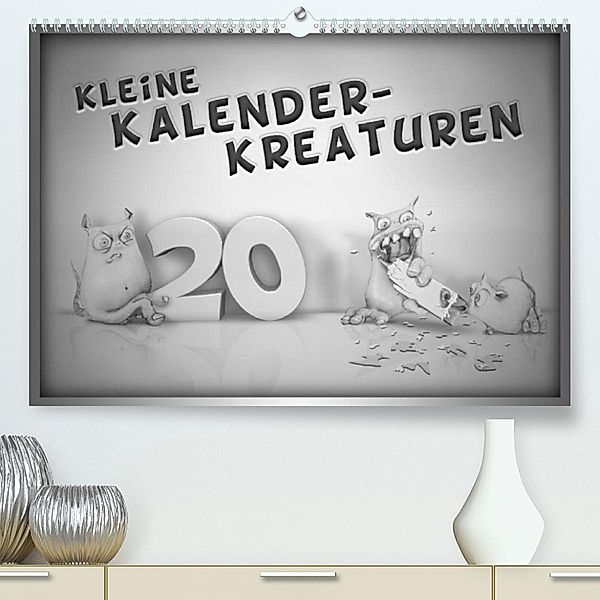 Kleine Kalender-Kreaturen (Premium, hochwertiger DIN A2 Wandkalender 2023, Kunstdruck in Hochglanz), Artmosphere