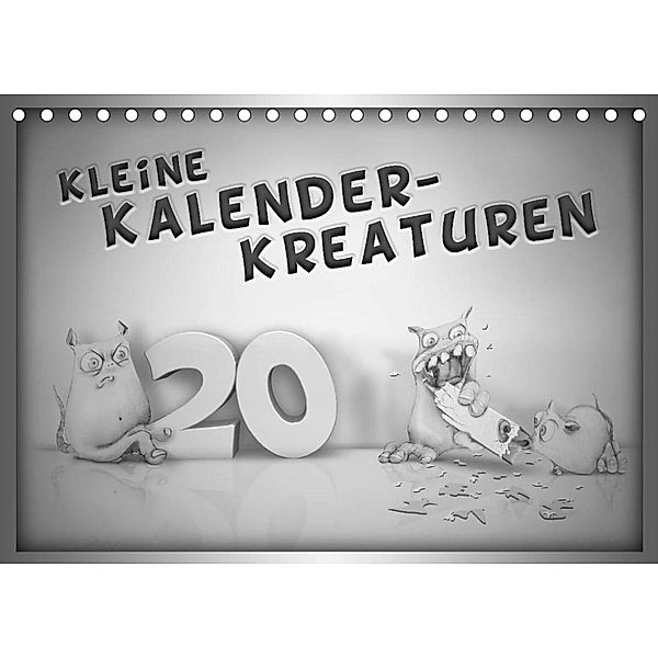 Kleine Kalender-Kreaturen (Tischkalender 2023 DIN A5 quer), Artmosphere