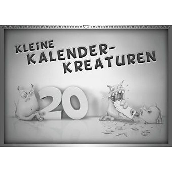 Kleine Kalender-Kreaturen (Wandkalender 2015 DIN A2 quer), Artmosphere