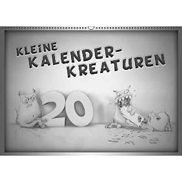 Kleine Kalender-Kreaturen (Wandkalender 2016 DIN A2 quer), Artmosphere