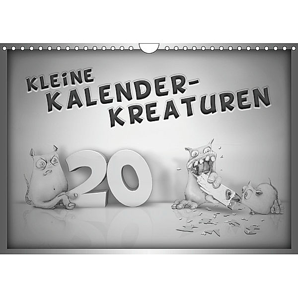 Kleine Kalender-Kreaturen (Wandkalender 2019 DIN A4 quer), Artmosphere
