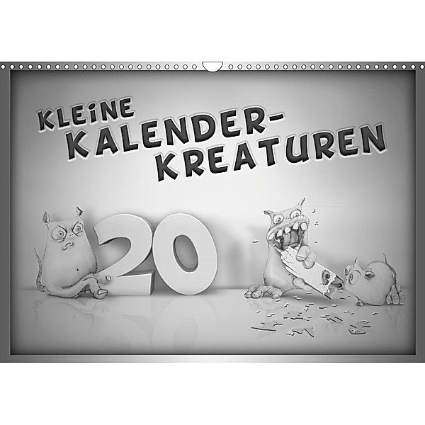 Kleine Kalender-Kreaturen (Wandkalender 2020 DIN A3 quer)