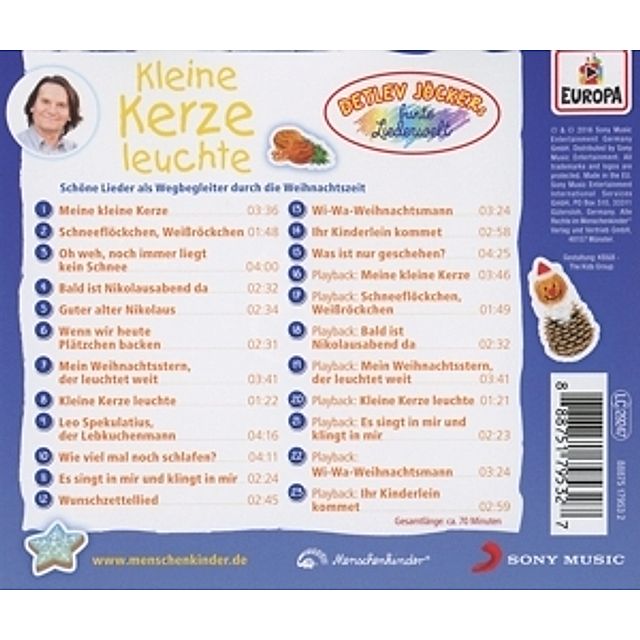 Kleine Kerze Leuchte CD von Detlev Jöcker bei Weltbild.ch