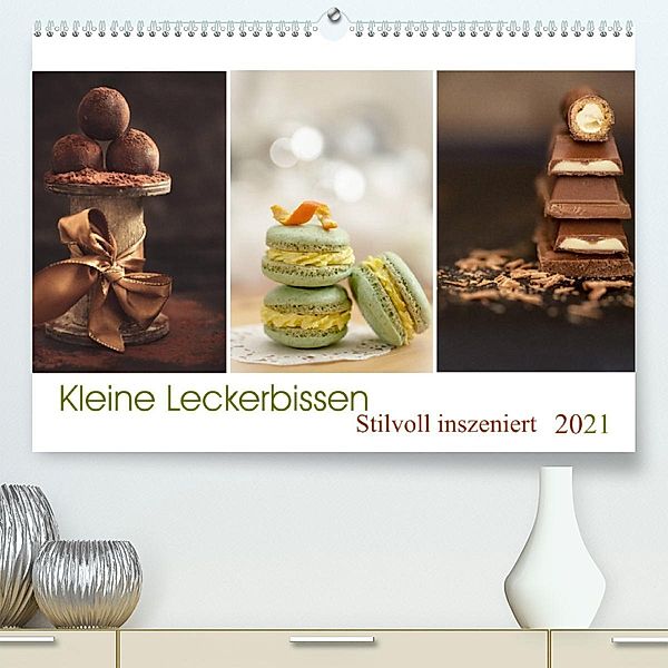 Kleine Leckerbissen - Stilvoll inszeniert (Premium, hochwertiger DIN A2 Wandkalender 2023, Kunstdruck in Hochglanz), Linda Geisdorf