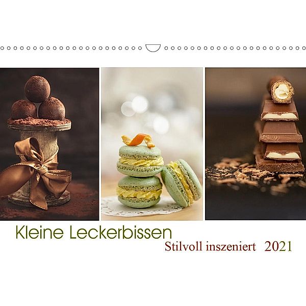 Kleine Leckerbissen - Stilvoll inszeniert (Wandkalender 2021 DIN A3 quer), Linda Geisdorf