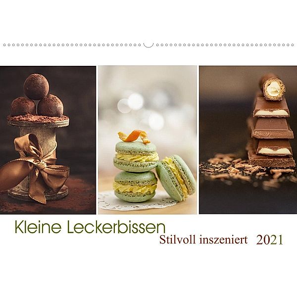 Kleine Leckerbissen - Stilvoll inszeniert (Wandkalender 2023 DIN A2 quer), Linda Geisdorf