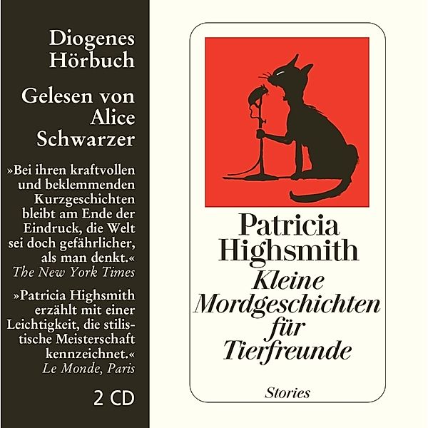 Kleine Mordgeschichten für Tierfreunde, 2 Audio-CDs,2 Audio-CD, Patricia Highsmith