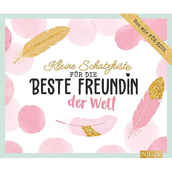 Kleine Schatzkiste für die beste Freundin der Welt. Verschenkbox für beste Freundinnen