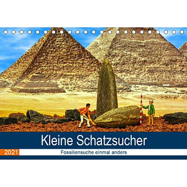 Kleine Schatzsucher - Fossiliensuche einmal anders (Tischkalender 2021 DIN A5 quer), Thomas Bartruff