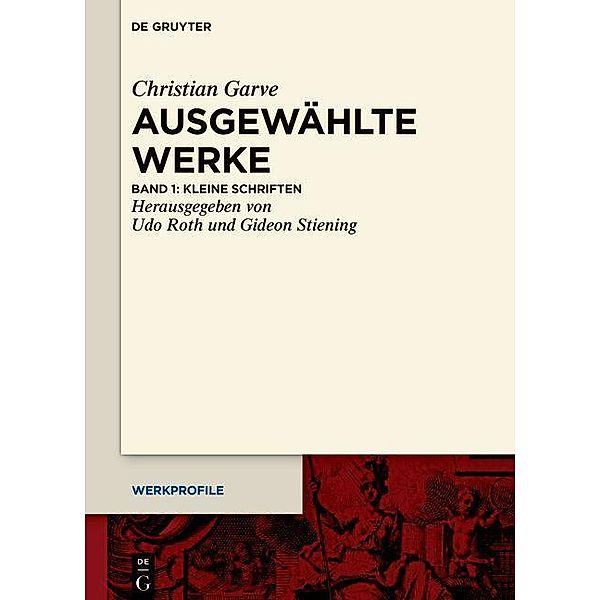 Kleine Schriften / Werkprofile Bd.15.1