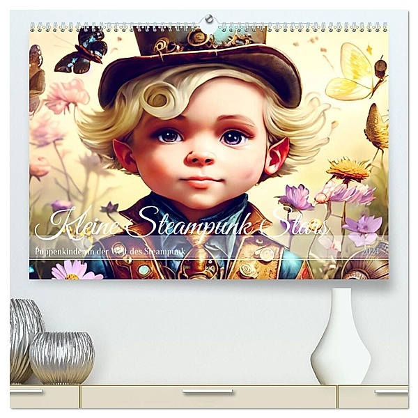 Kleine Steampunk Stars (hochwertiger Premium Wandkalender 2024 DIN A2 quer), Kunstdruck in Hochglanz, Calvendo, Drachenkind-Fotografie