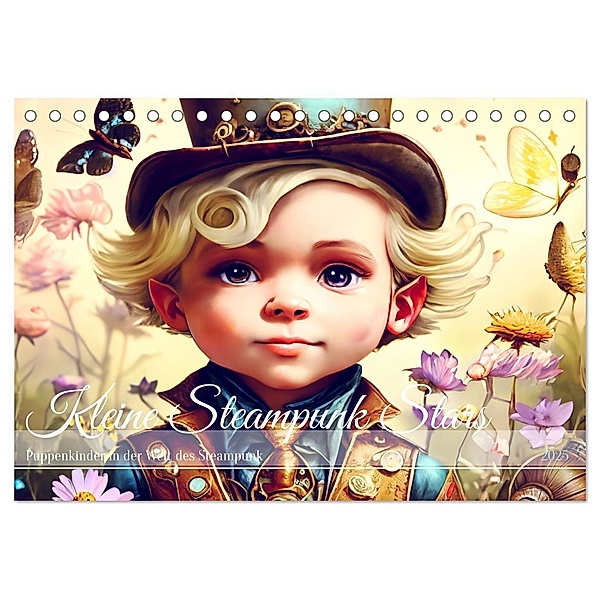 Kleine Steampunk Stars (Tischkalender 2025 DIN A5 quer), CALVENDO Monatskalender, Calvendo, Drachenkind-Fotografie