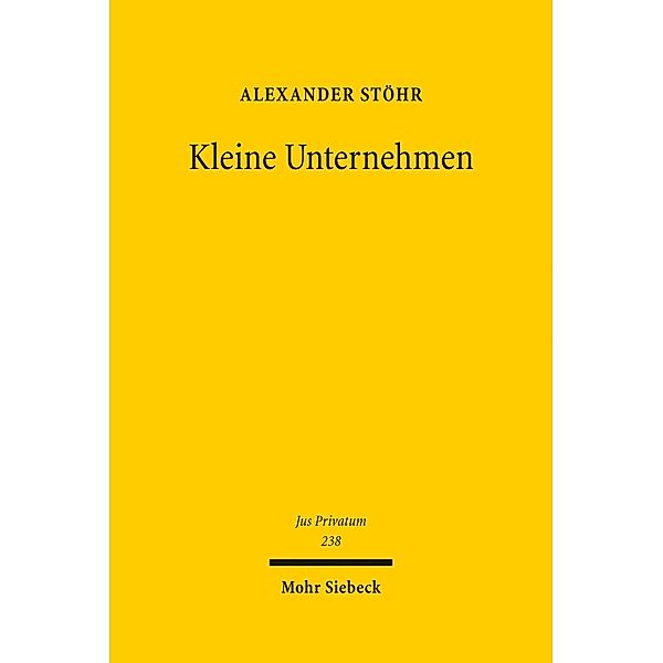 Kleine Unternehmen, Alexander Stöhr