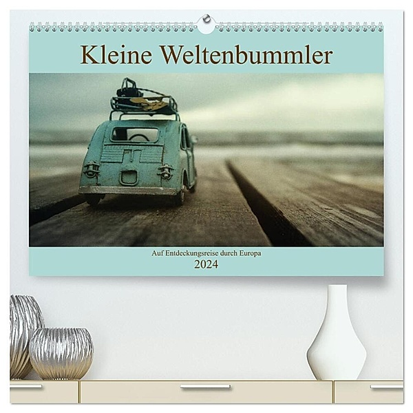 Kleine Weltenbummler 2024 (hochwertiger Premium Wandkalender 2024 DIN A2 quer), Kunstdruck in Hochglanz, Thomas Junior