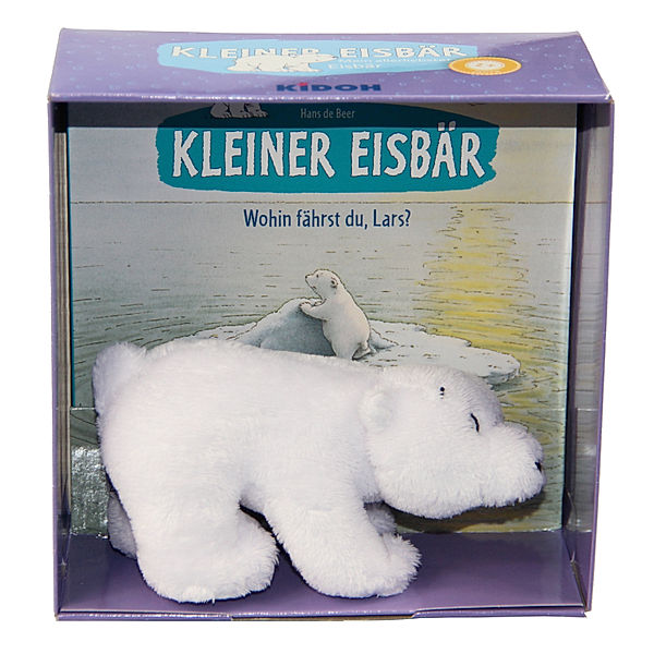 Kleiner Eisbär: Box mit Bilderbuch und Plüscheisbär