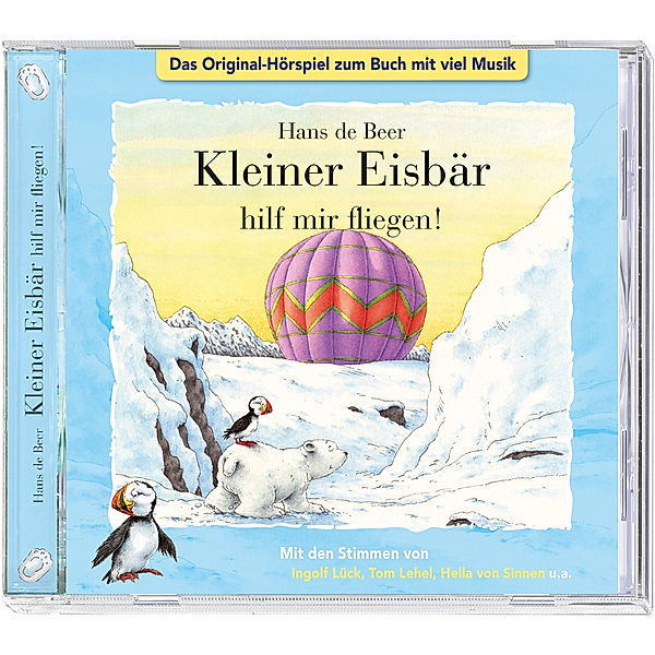 Kleiner Eisbär hilf mir fliegen!, 1 Audio-CD, Hans de Beer