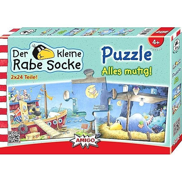 Kleiner Rabe Socke, Alles mutig! (Kinderpuzzle)