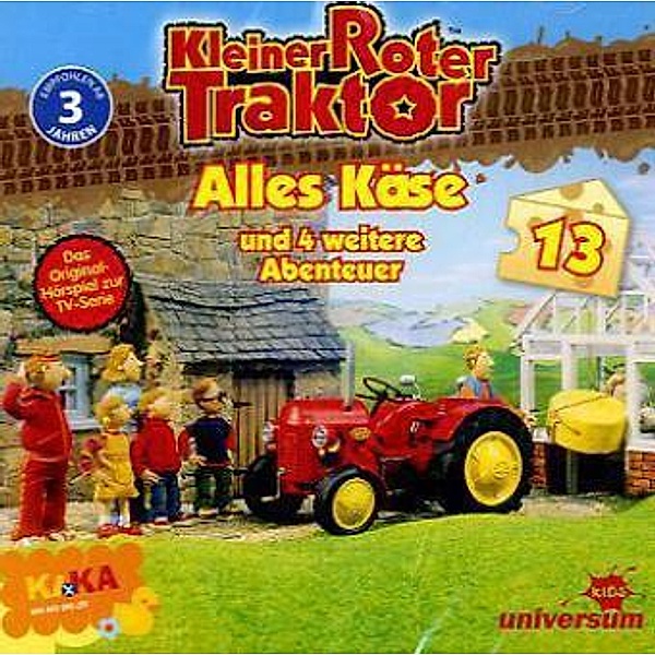 Kleiner Roter Traktor - Alles Käse und 5 weitere Abenteuer, 1 Audio-CD, Kleiner Roter Traktor 13