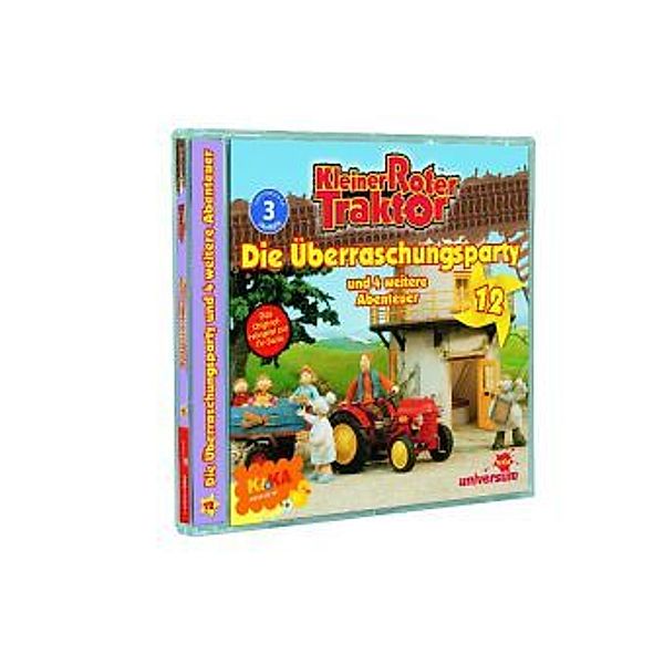 Kleiner Roter Traktor - Die Überraschungsparty und 4 weitere Abenteuer, 1 Audio-CD, Kleiner Roter Traktor 12