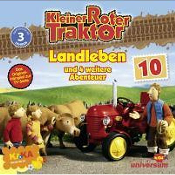 Kleiner Roter Traktor - Landleben und 4 weitere Abenteuer, 1 Audio-CD, Kleiner Roter Traktor