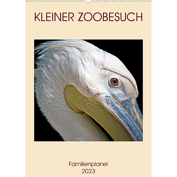 Kleiner Zoobesuch . Familienplaner (Wandkalender 2023 DIN A2 hoch), Martina Marten