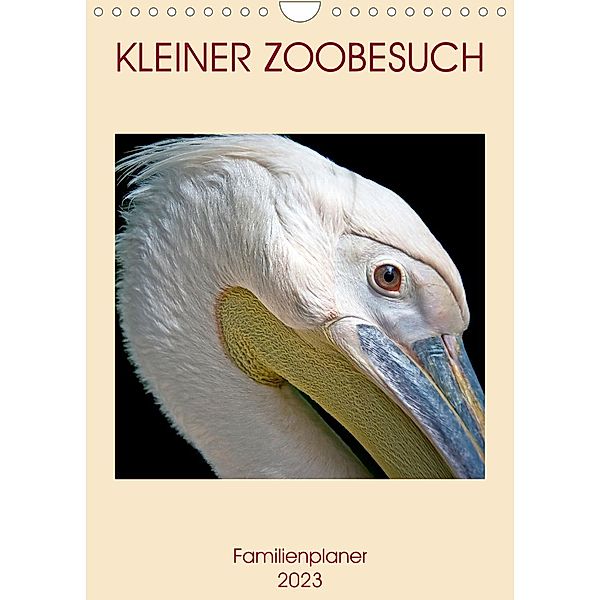 Kleiner Zoobesuch . Familienplaner (Wandkalender 2023 DIN A4 hoch), Martina Marten