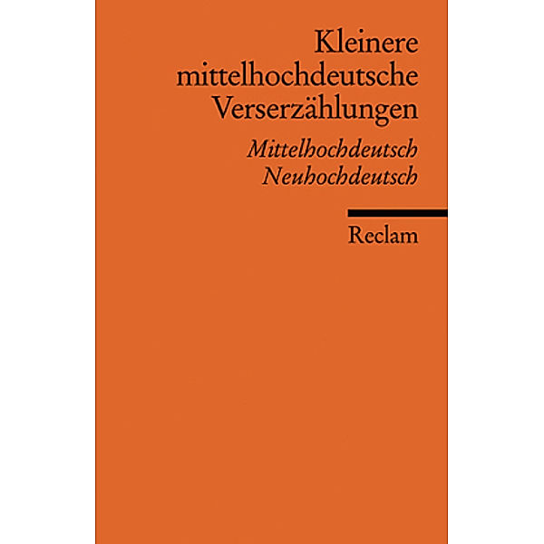 Kleinere mittelhochdeutsche Verserzählungen